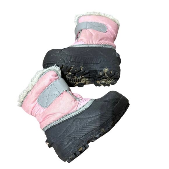 Sorel Snow Commander Boot Unisex Children's Winter Boots Size 7 Pink - Picture 2 of 9